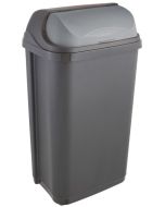Poubelle avec couvercle - 50 litres - Graphite KEEEPER Rasmus