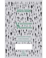 Planning des Congés 2025 / 2026 - Vacances et absences EXACOMPTA