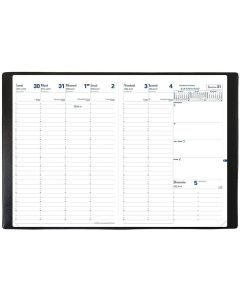 Agenda Semainier 2024/2025 - 210 x 297 mm QUO VADIS EU 09/09 intérieur