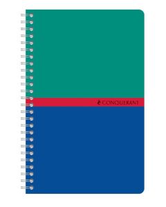 Cahier 100 pages à petits carreaux - 110 x 170 mm : CONQUERANT Visuel