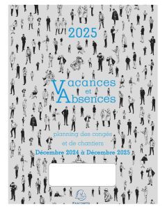 Planning des congés 2025 - Vacances et absences EXACOMPTA