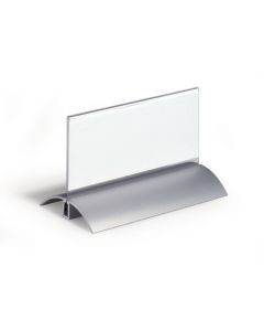 Photo DURABLE 8201-19 : Lot de 2 chevalets porte-nom - Desk Presenter - 150 x 61 mm