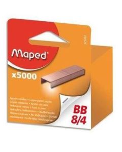 Photo MAPED : Boite de 5000 agrafes cuivrées - BB 8/4 - 325202 8