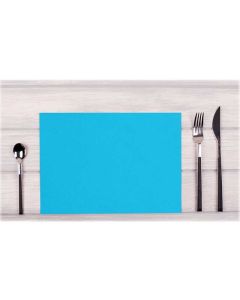 Lot de 100 Sets de Table non tissés - Bleu turquoise COGIR Modèle